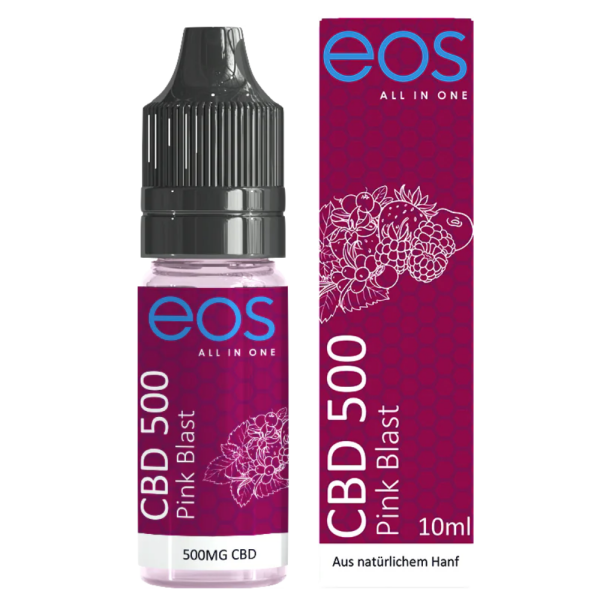 eos E-Liquid Pink Blast - 500mg, 10ml