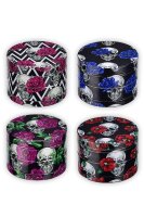 Champ High Grinder Skull & Roses 50 mm versch. Farben