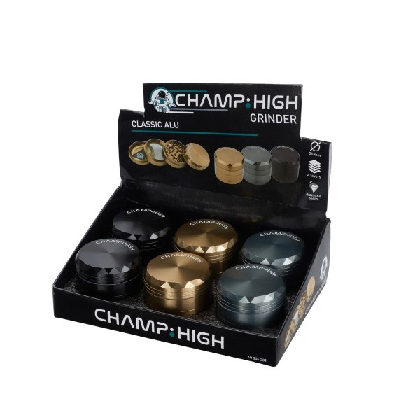 Champ High Grinder Classic Alu versch. Farben 50mm