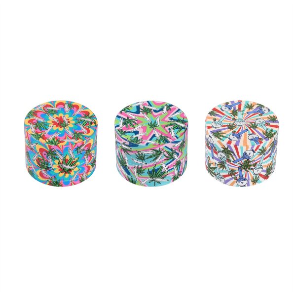 Champ High Grinder Colorful Leaves 60mm