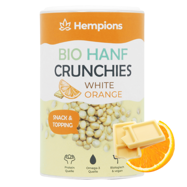 Hempions Bio Hanf Crunchies White Orange 50g