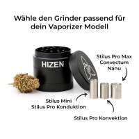 HIZEN Dosier-Grinder für Stilus Pro Konduktion & Stilus Mini 63mm