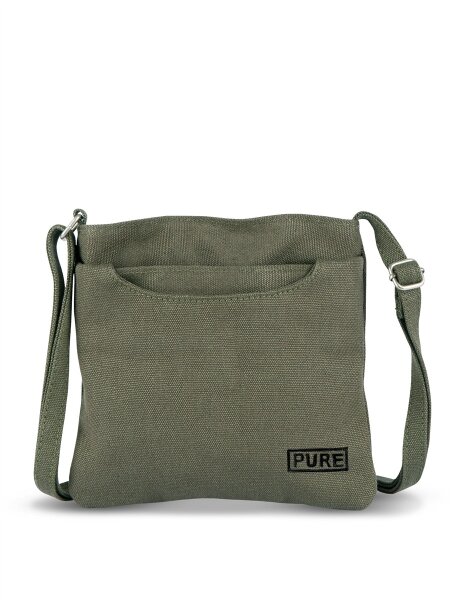 Pure Hanf Schultertasche XS HP-0007 (khaki, uni)