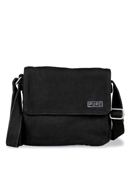 Pure Hanf Umhängetasche S HP-0029 (black, uni)