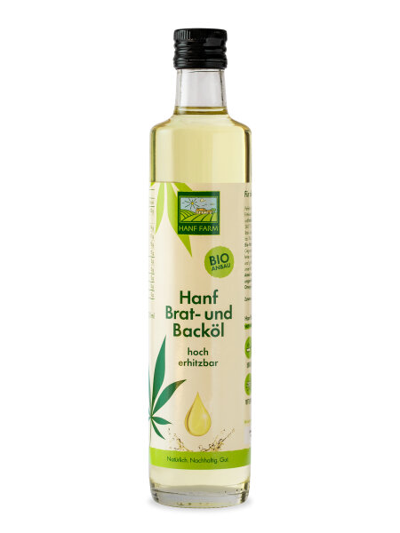 Hanf Farm Hanf Brat- und Backöl Bio, 500ml