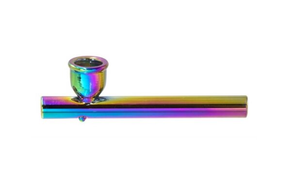 Pfeife Glas Rainbow 90mm