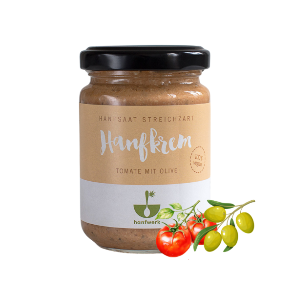 Hanfwerk Krem Tomate Olive, 145g