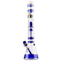 Grace Glass | Golden Line Blue Beaker Bong H:46cm -...