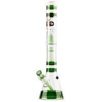 Grace Glass | Golden Line Green Beaker Bong H:46cm -...