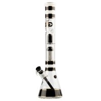 Grace Glass | Golden Line Black Beaker Bong H:46cm -...