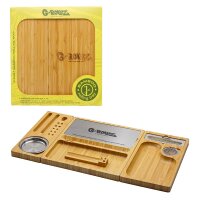 G-Rollz | 3-Piece Deluxe Bamboo Tray 26x49cm | Folded: 26x24.5cm