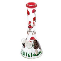 Amsterdam Mushroom Mixed Beaker Bong H:31cm Socket:18.8mm...