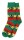 Socken I - We Love 36-42 lang rasta mit schwarzen Blättern