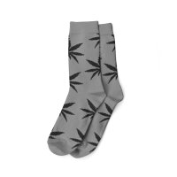 Socken I - We Love 40-45 lang grau mit schwarzen...