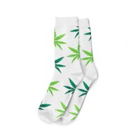 Socken I - We Love 40-45 lang weiß mit hell/dunkel...