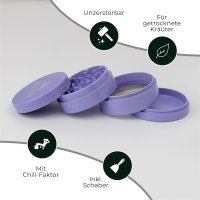 HIZN Keramik Grinder 63mm - Lila