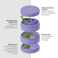 HIZN Keramik Grinder 63mm - Lila