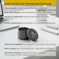 HIZN Keramik Grinder Grau 63mm