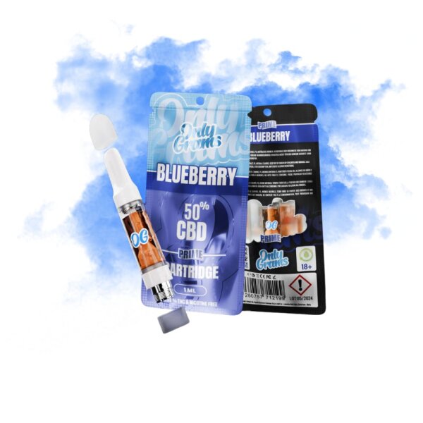 OnlyGrams Kartusche 50% CBD BlueBerry 1ml