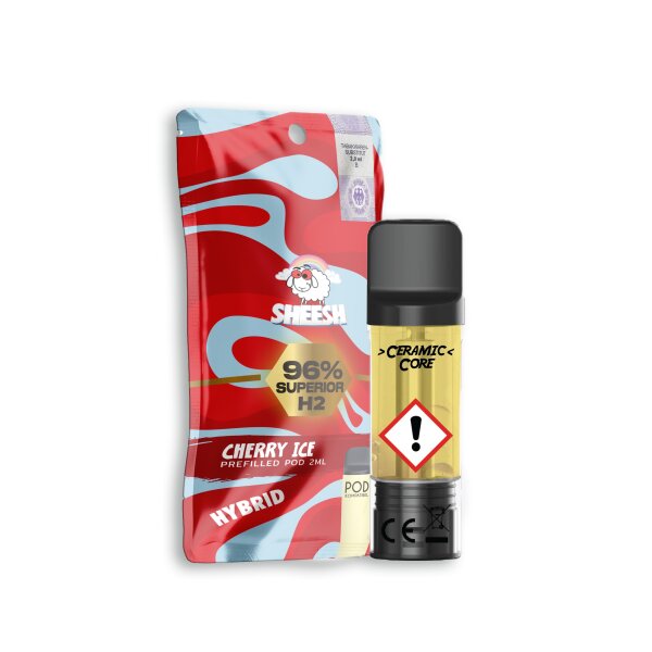 Sheesh Prefilled Pod 10-OH-HHC 96% 2ml - Cherry Ice