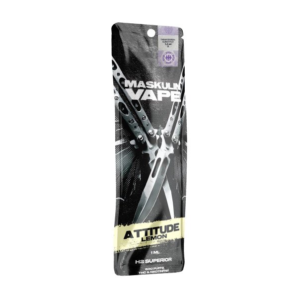 Maskulin Vape H2 Superior 1ml - Attitude Lemon