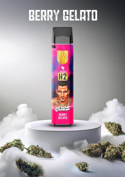 GZUZ H2 Superior Blend Vape HHZ 1ml - Berry Gelato
