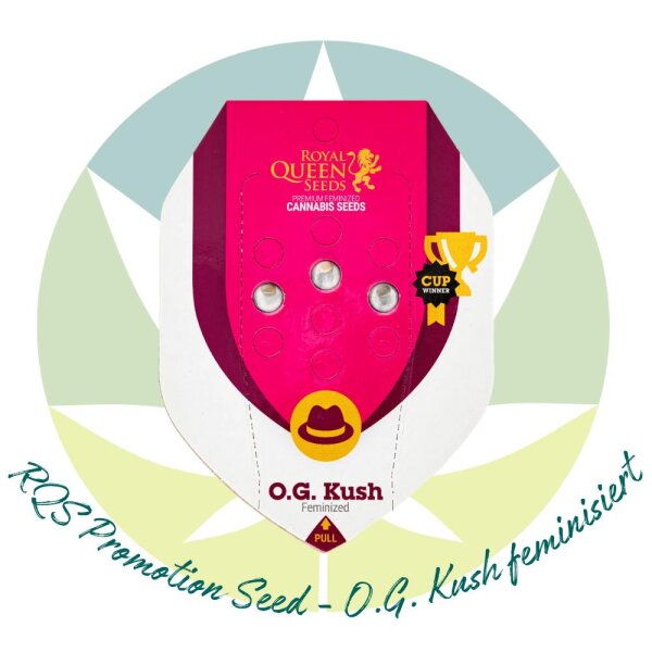 Royal Queen Promotion Seed - O.G. Kush Feminisiert (3 Samen)