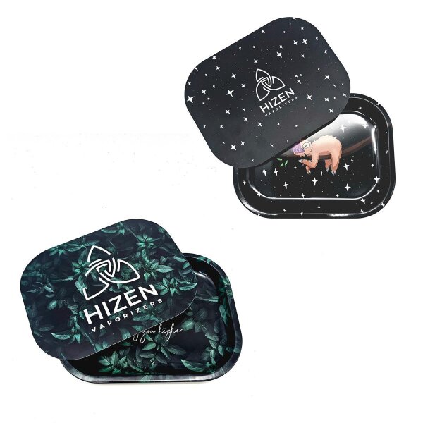 HIZEN Rolling Tray mit Deckel 18 x 14 cm