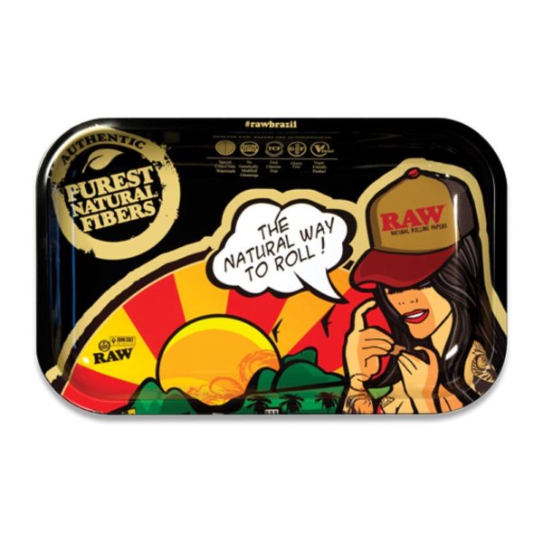 Raw Rolling Tray Brazil small 17,5x27,5