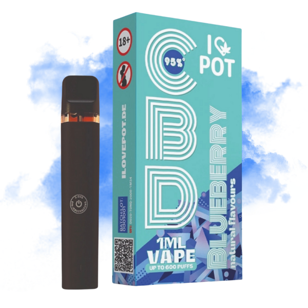 ILovePot CBD Vape 95% Blueberry 1ml
