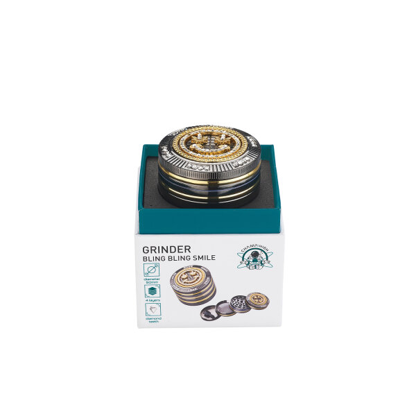 Champ High Grinder Bling Bling Yellow Face 50mm
