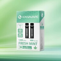 Kanavape CBD Pod-Kartusche 2x 2ml Fresh Mint