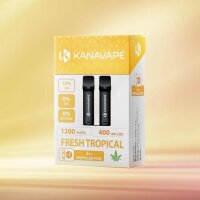 Kanavape CBD Pod-Kartusche 2x 2ml Fresh Tropical