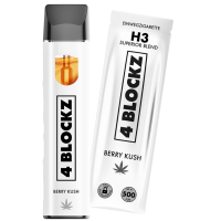 4 BLOCKZ H3 Superior Vape Pen 1ml Berry Kush