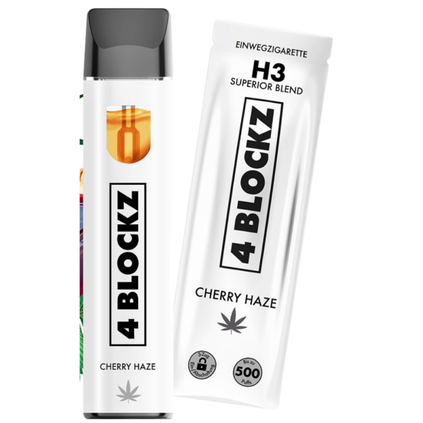 4 BLOCKZ H3 Superior Vape Pen 1ml Cherry Haze