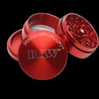 Raw Grinder 39,90€ Aluminium 62 mm rot