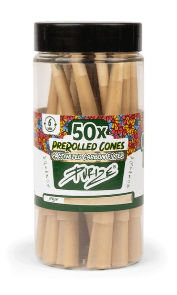 Purize Cones Pre-Rolled Xtra Slim Size, 50Stk