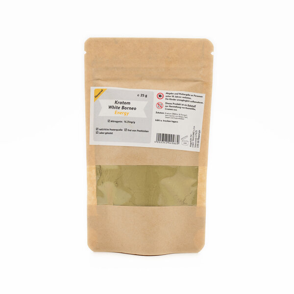 Kratom White Borneo Energy 25g