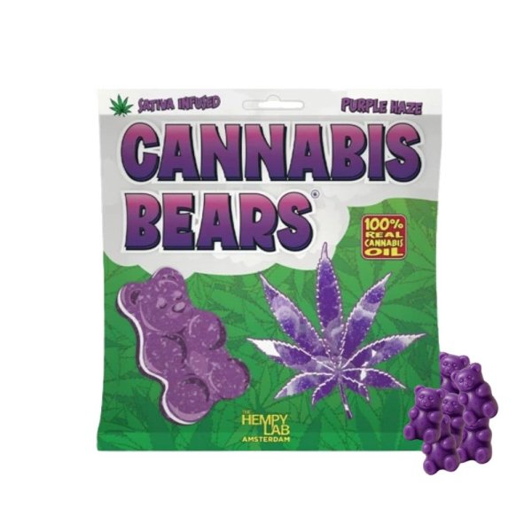 Dr. Greenlove Gummibären Purple Haze, 100g