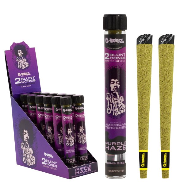 G-Rollz Hemp Cones Terpen Infused Purple Haze