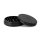 HIZEN Vaporizers Grinder Alu Schwarz 100 mm, 2-teilig