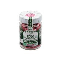 Purize Aktivkohlefilter XTRA Slim Size im Glas 100Stk. Pink
