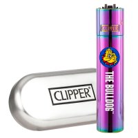 Clipper Metall Silber Gradient