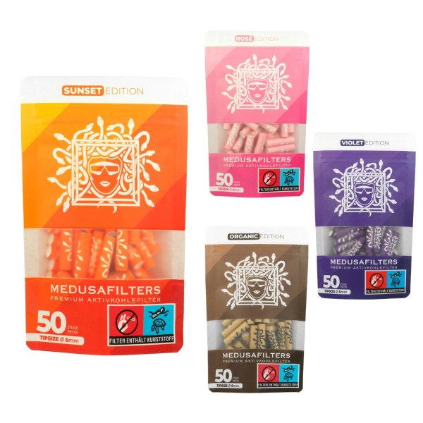 Medusa Aktivkohlefilter 50Stk.