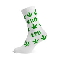 Socken I - We Love 36-42 lang weiß 420 mit...