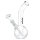 Bong Glas Micro Bouncer D:22 mm, H18 cm, 14.5 mm