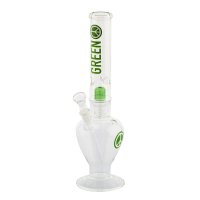 Bong Glas Greenline Peace rund H:35 D:40mm