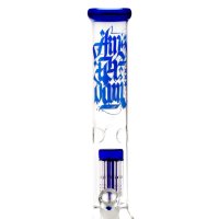 Bong Glas Amsterdam Baumarm Perlator, blau 40cm