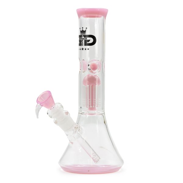 Bong Glas Grace Pink Tree-Arm Percolator Beaker