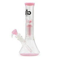 Bong Glas Grace Pink Tree-Arm Percolator Beaker